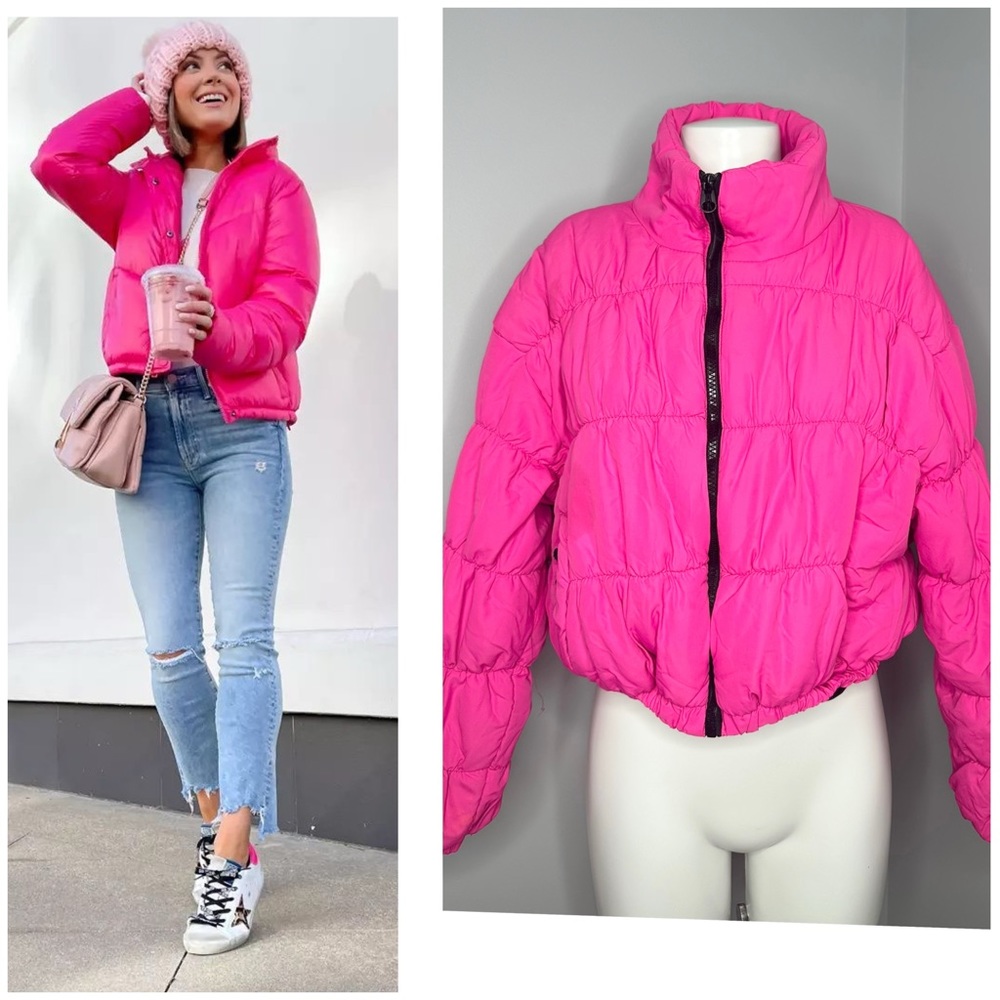 PINK PUFFER JACKET